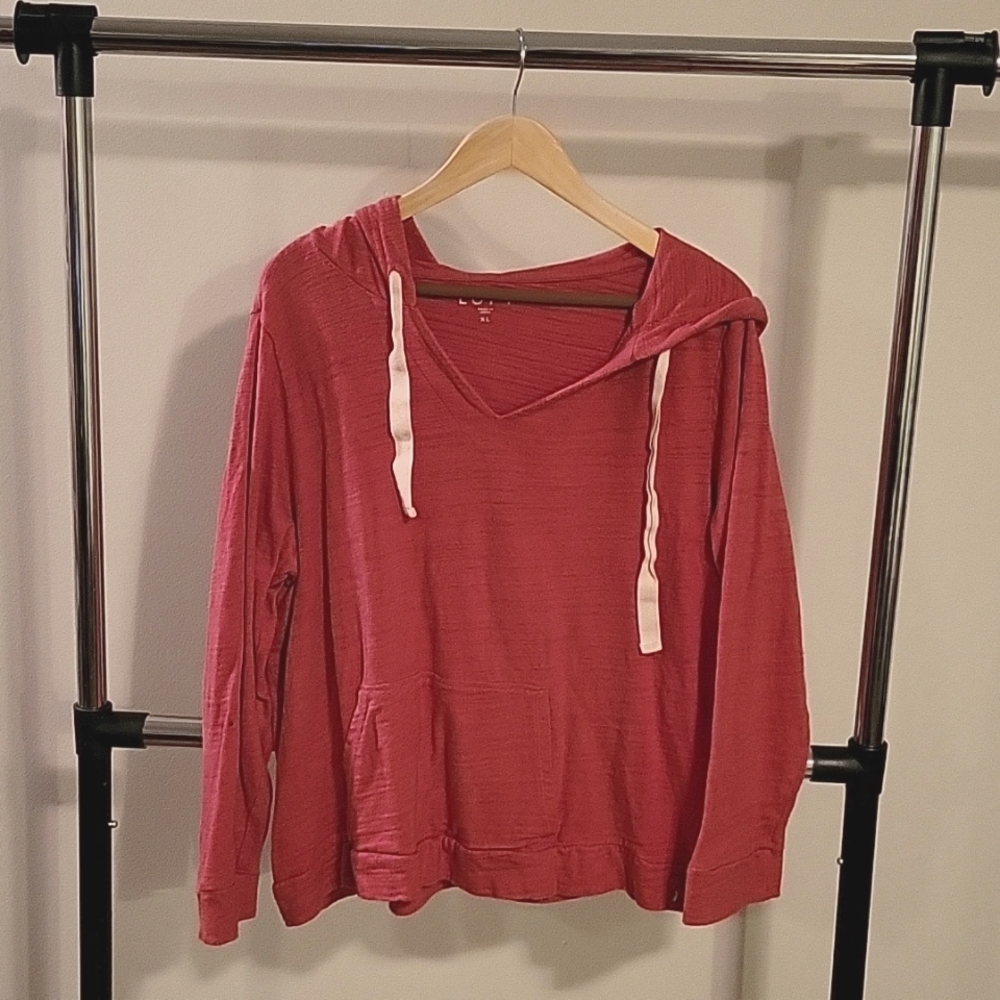 Split-Neck Hoodie